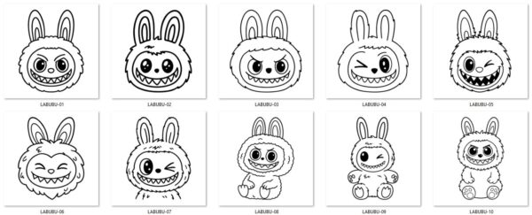 LABUBU 01-10 Baby/kinder pyjama